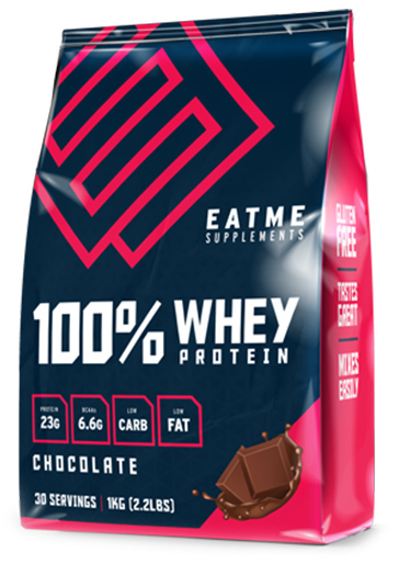 Eat Me Premium Whey Protein - Chocolate (1kg) image