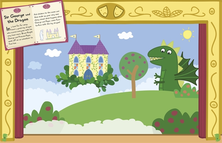 Peppa Pig: Theatre Show Sticker Book by Peppa Pig image