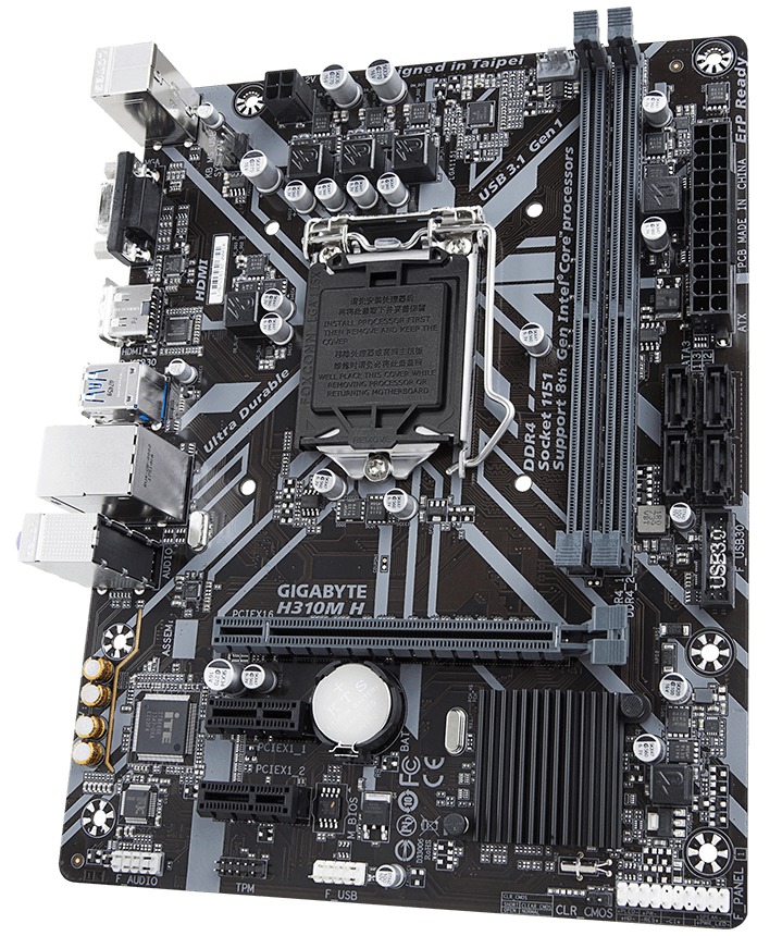 Gigabyte H310M H MATX Motherboard