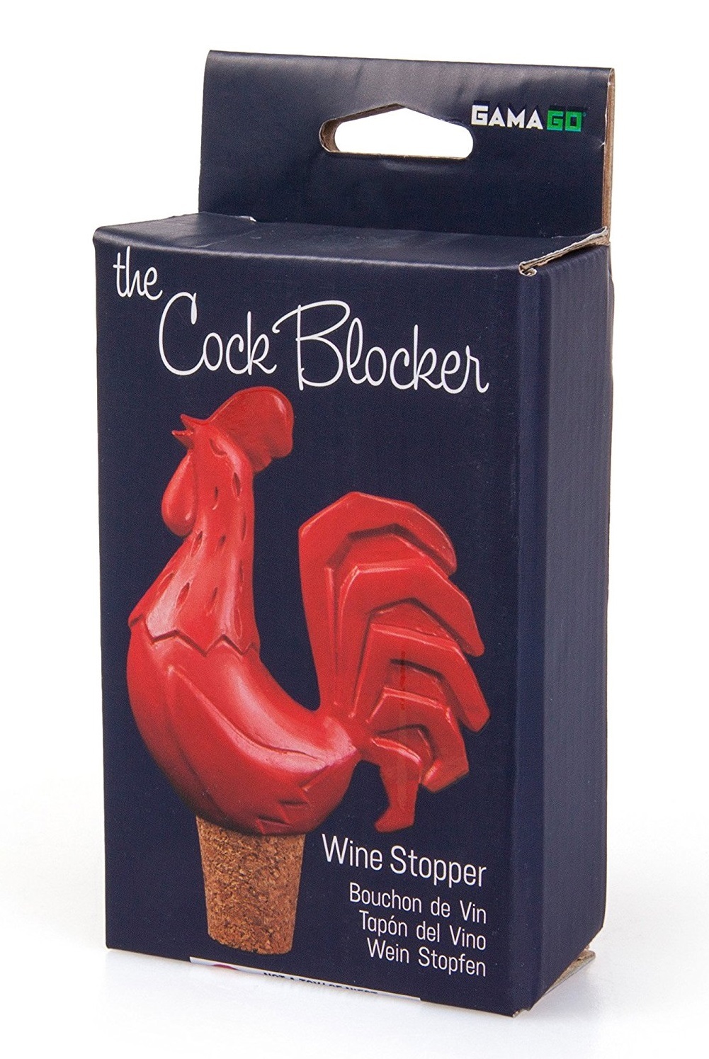 Gama-Go: The Cock Blocker - Novelty Wine Stopper image
