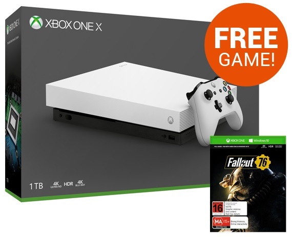 Xbox One X 1TB Fallout 76 Console Bundle - White for Xbox One image