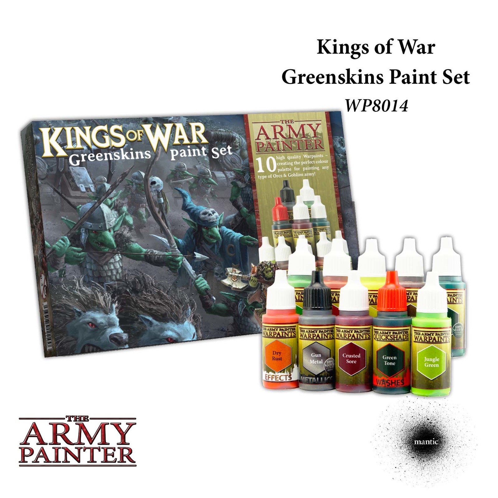 Army Painter Warpaints Kings of War Greenskins Paint Set image