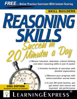 Reasoning Skills Success in 20 Minutes a Day, Third Edition by Learning Express LLC image