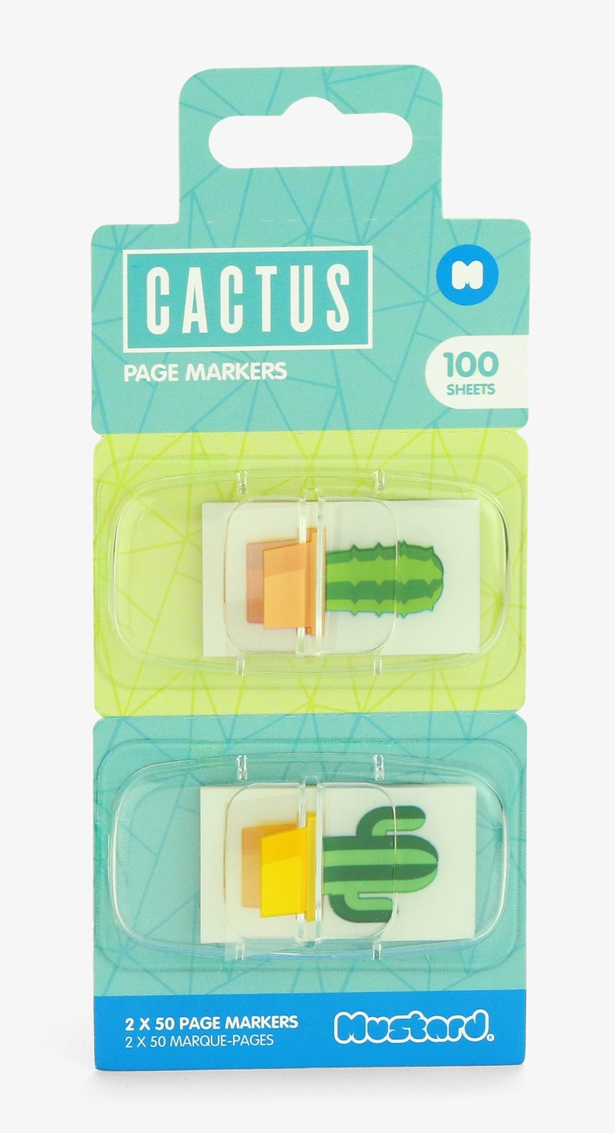 Cactus in a Book - Themed Page Markers (100 sheets)