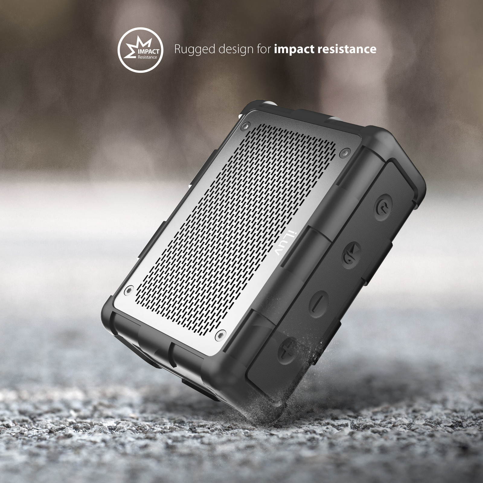 iLuv: Impact Level 2 - Waterproof Bluetooth Speaker