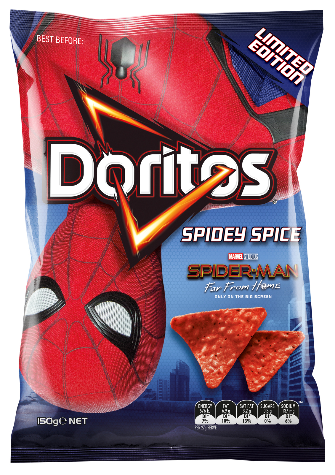 Doritos Spidey Spice 150g at Mighty Ape NZ