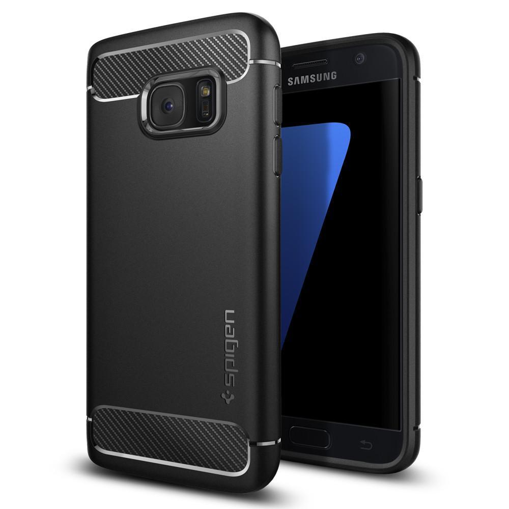 Spigen: Galaxy S7 - Rugged Armour Case (Black)