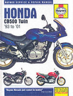 Honda CB500 Service and Repair Manual (1993-2001) by Phil Mather image
