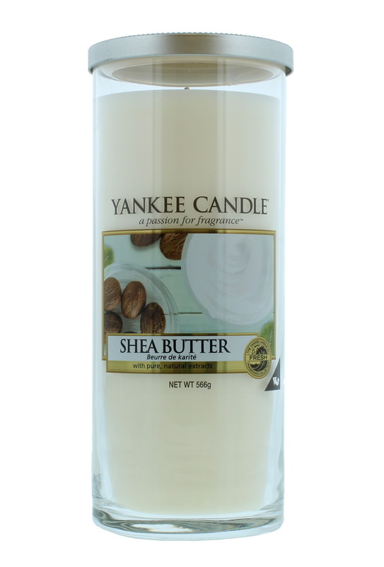 Yankee Candle Large Pillar Candle Shea Butter at Mighty Ape NZ