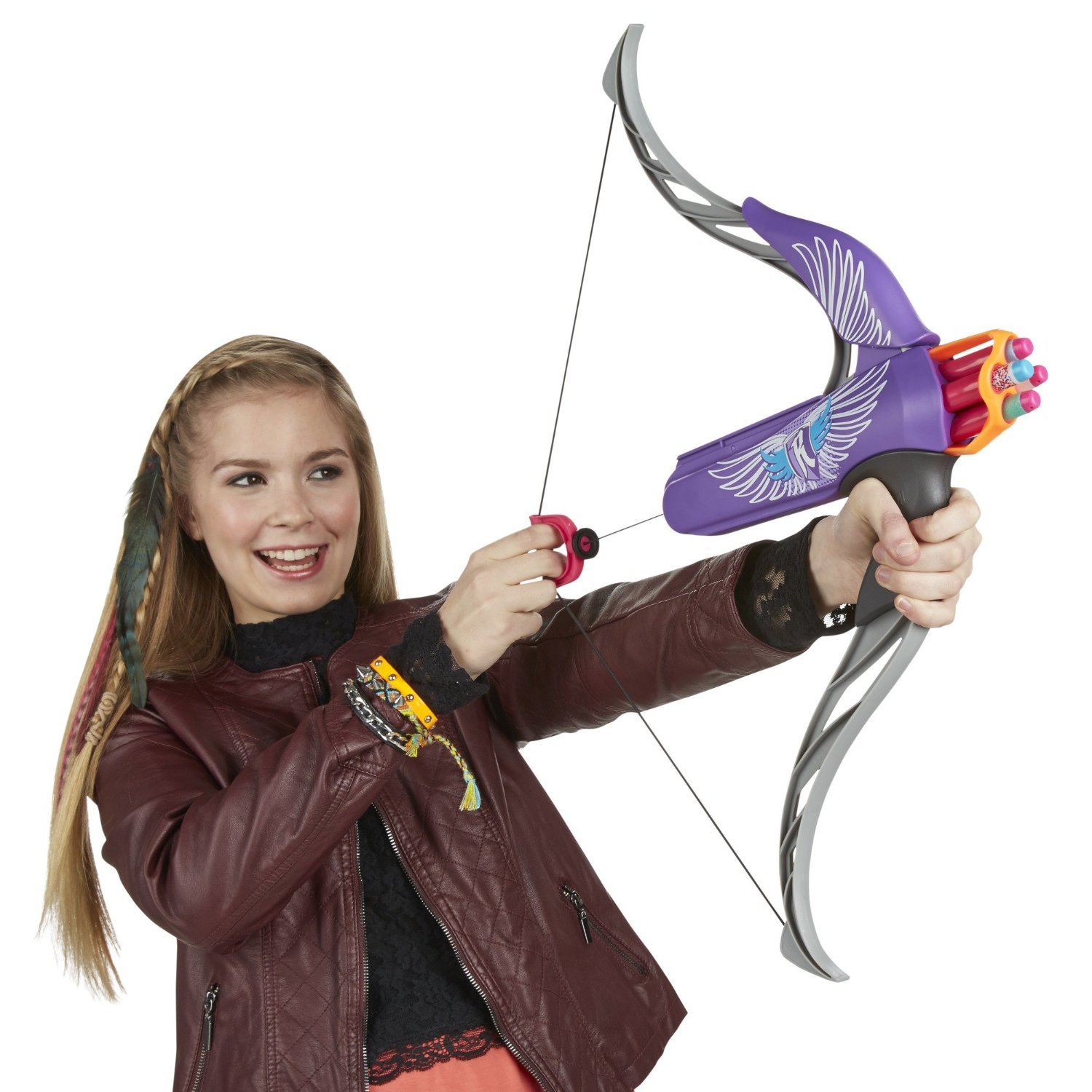 Nerf: Rebelle - Strongheart Bow Blaster Purple