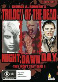 Trilogy Of The Dead (1968-1985) (George A. Romero's) (4 Disc Box Set) on DVD Trilogy Of The Dead (1968-1985) (George A. Romero's) (4 Disc Box Set) on DVD