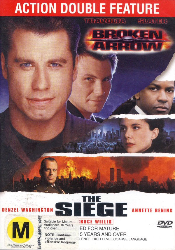 Broken Arrow / The Siege (Double Pack) on DVD image