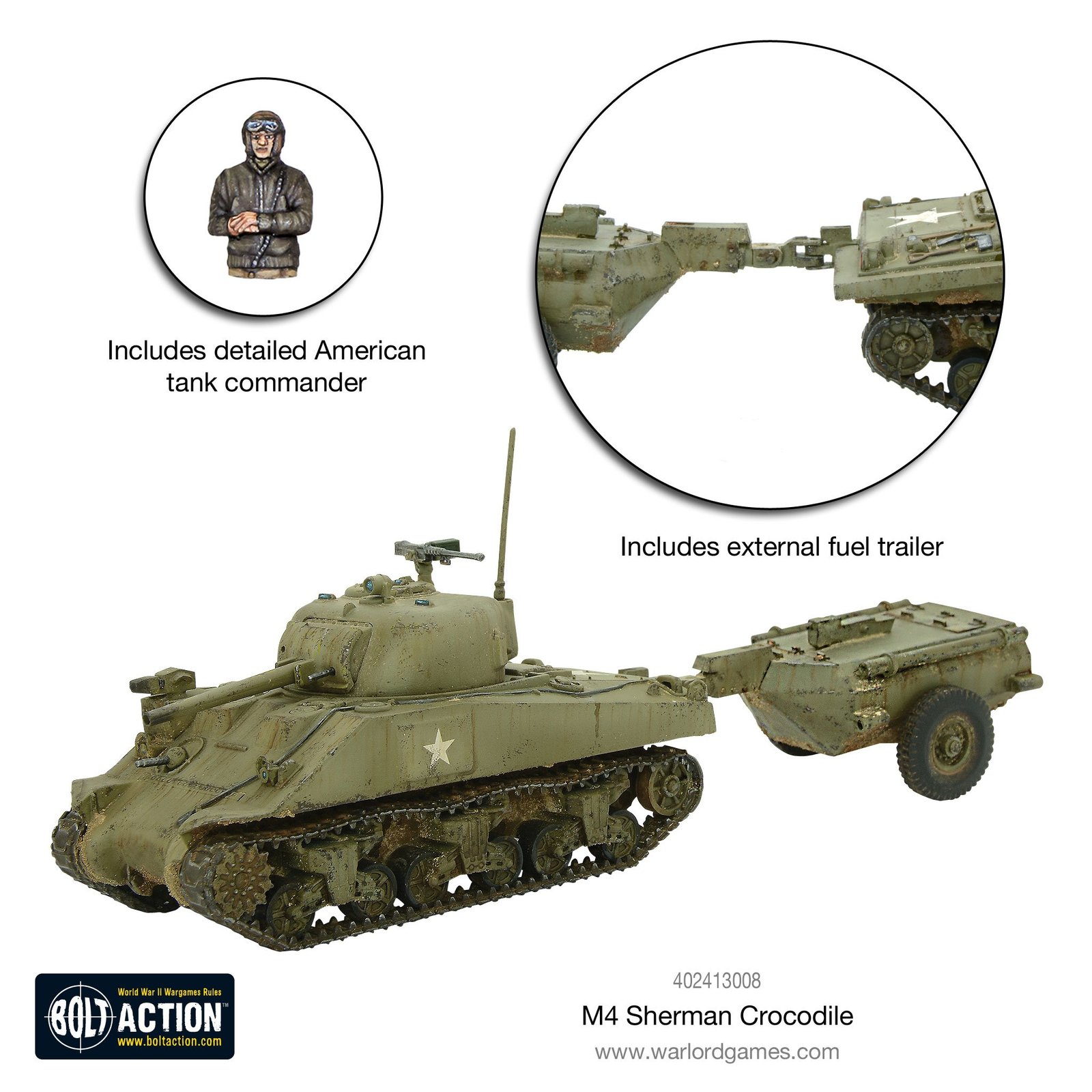 Bolt Action: Sherman Crocodile Flamethrower Tank image