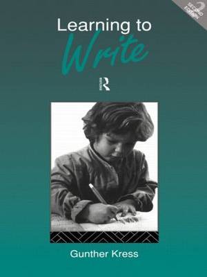 Learning to Write by Gunther Kress image