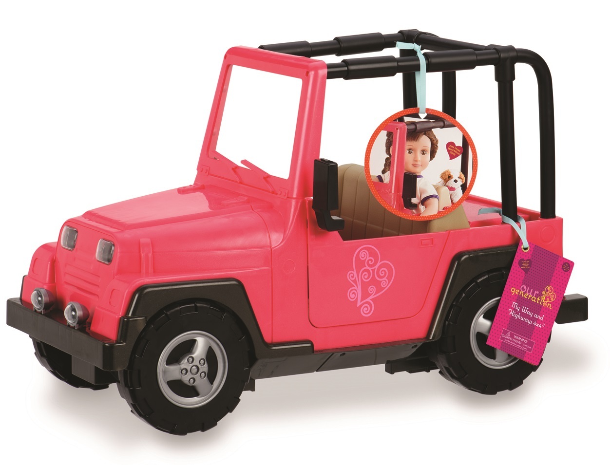 Our Generation: 4x4 Jeep - Pink/Black