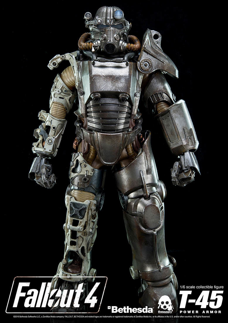 Fallout 4 1/6 Scale T45 Power Armor Collectible Figure at Mighty