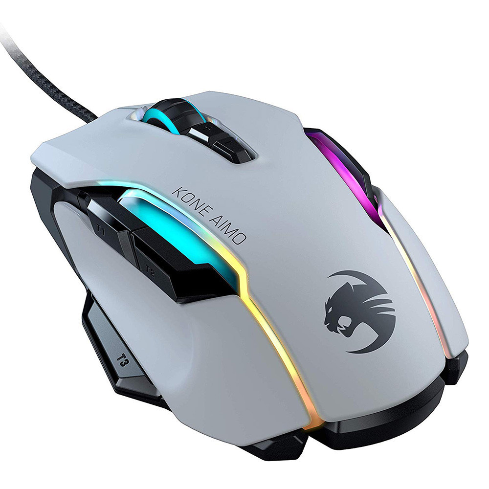 ROCCAT Kone Aimo Remastered Gaming Mouse - White on PC