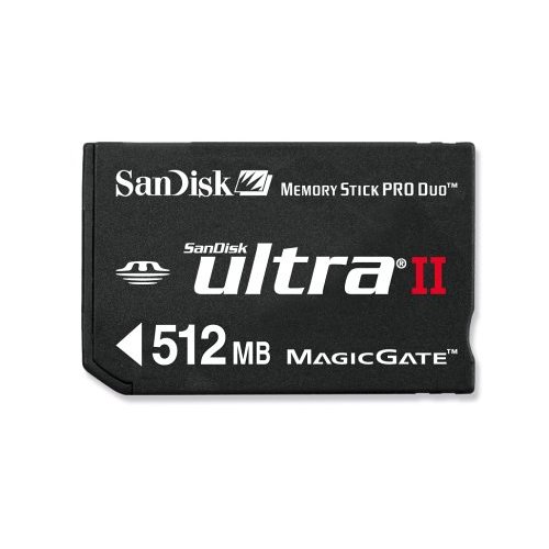 SanDisk MemoryStick Pro Duo Ultra II 512MB Memory image