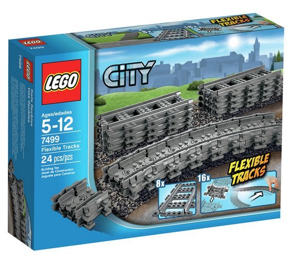 LEGO City: Flexible & Straight Track Set (7499)