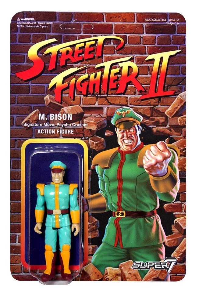 Street Fighter II: M. Bison - 3.75" CE Retro Action Figure