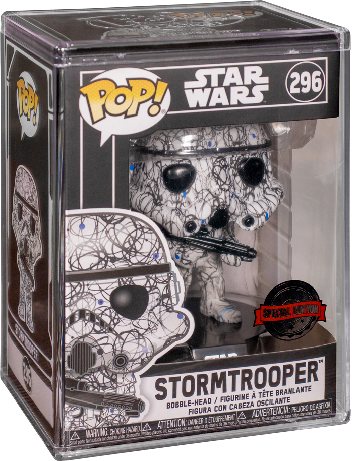 Star Wars - Stormtrooper (Futura) Pop! Vinyl Figure + Protector image