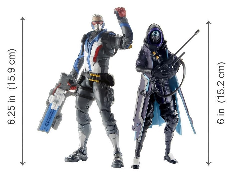 Overwatch: Ultimates Series 6" Dual Pack - Soldier: 76 & Ana (Shrike)