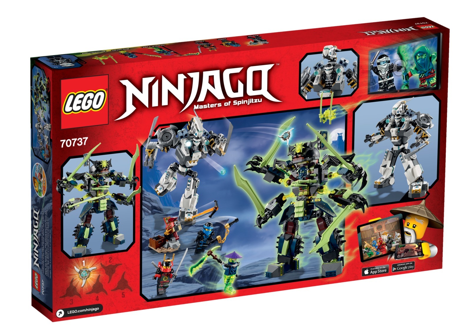 lego ninjago titan mech battle