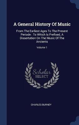 A General History of Music by Charles Burney image