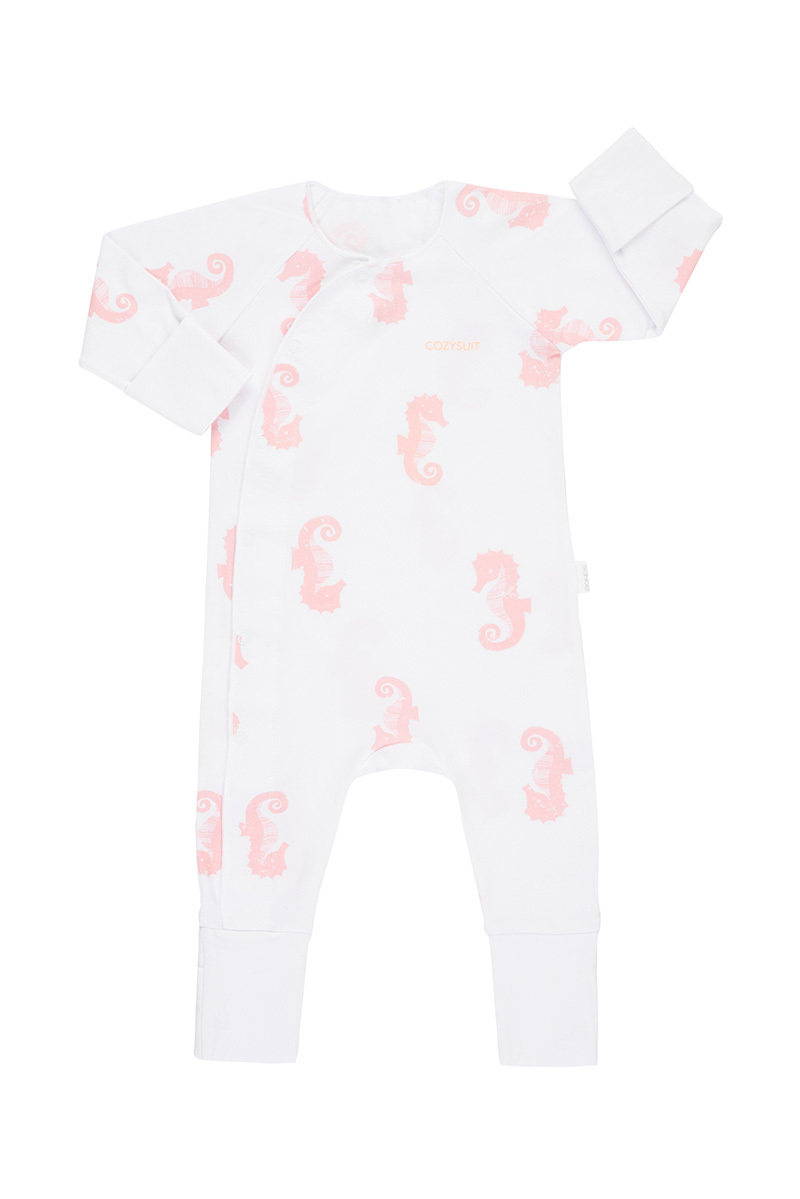 Bonds Newbies Coverall - Petite Seahorse (0-3 Months)