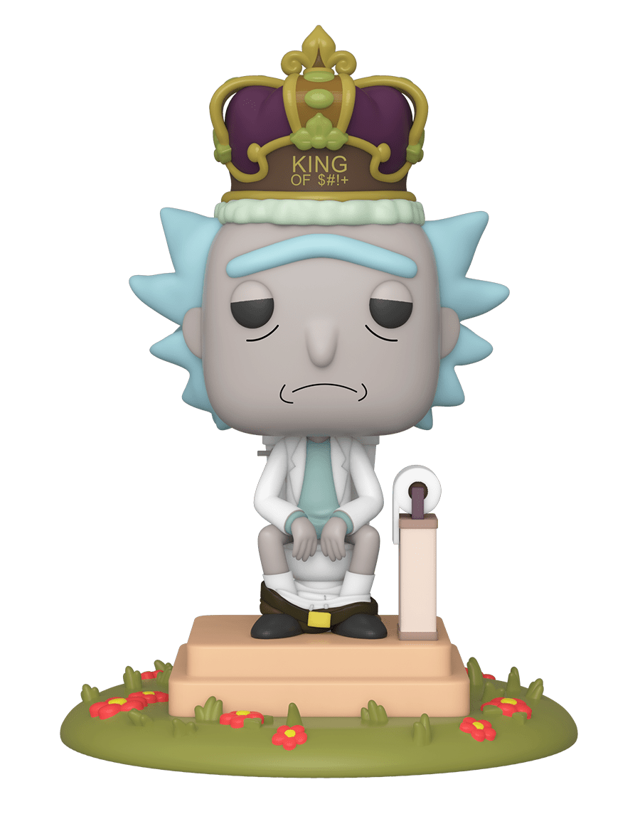 Rick on Toilet - Pop! Deluxe Figure image