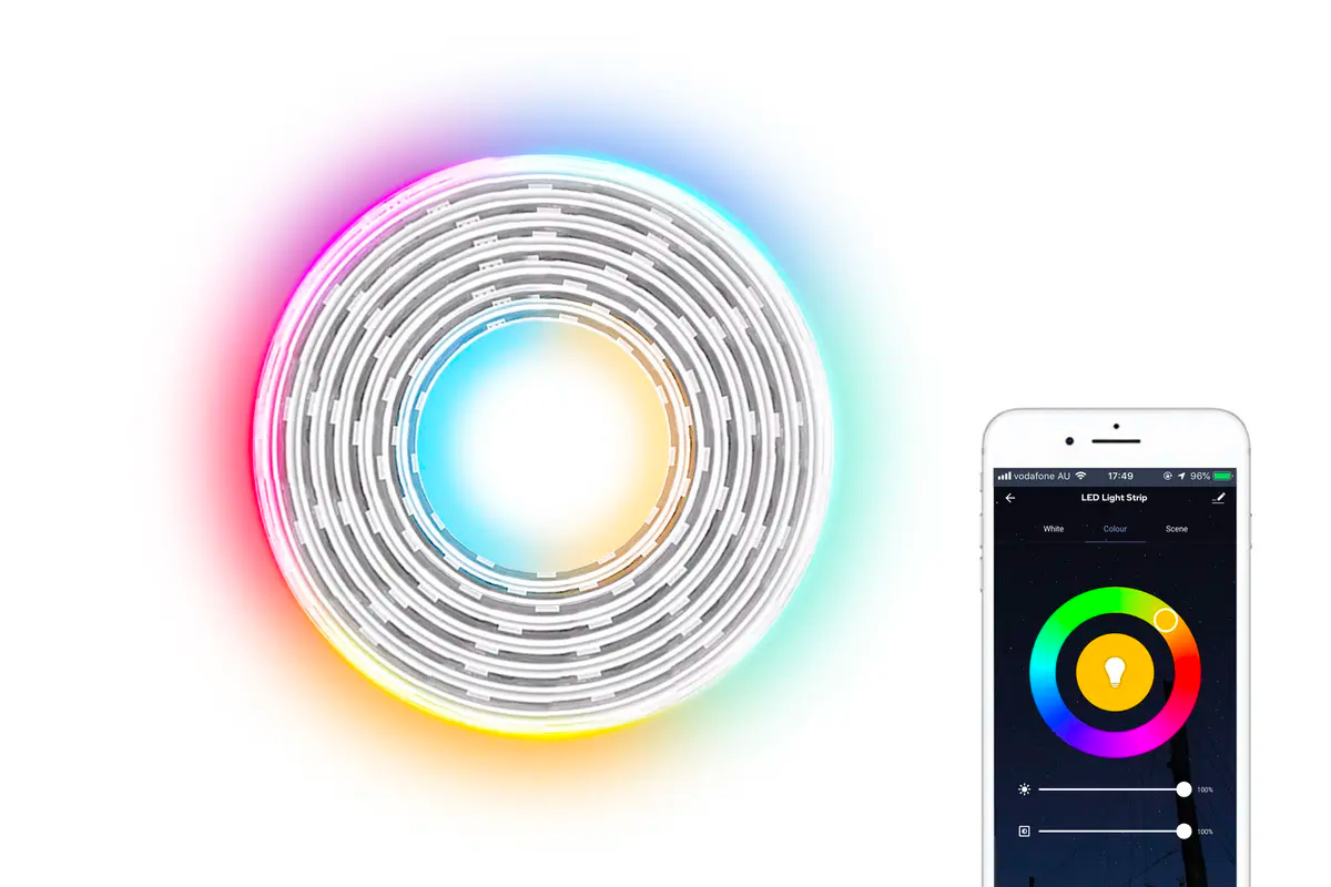 Smart Ape: WiFi App Controlled LED strip RGB 5M Kit image