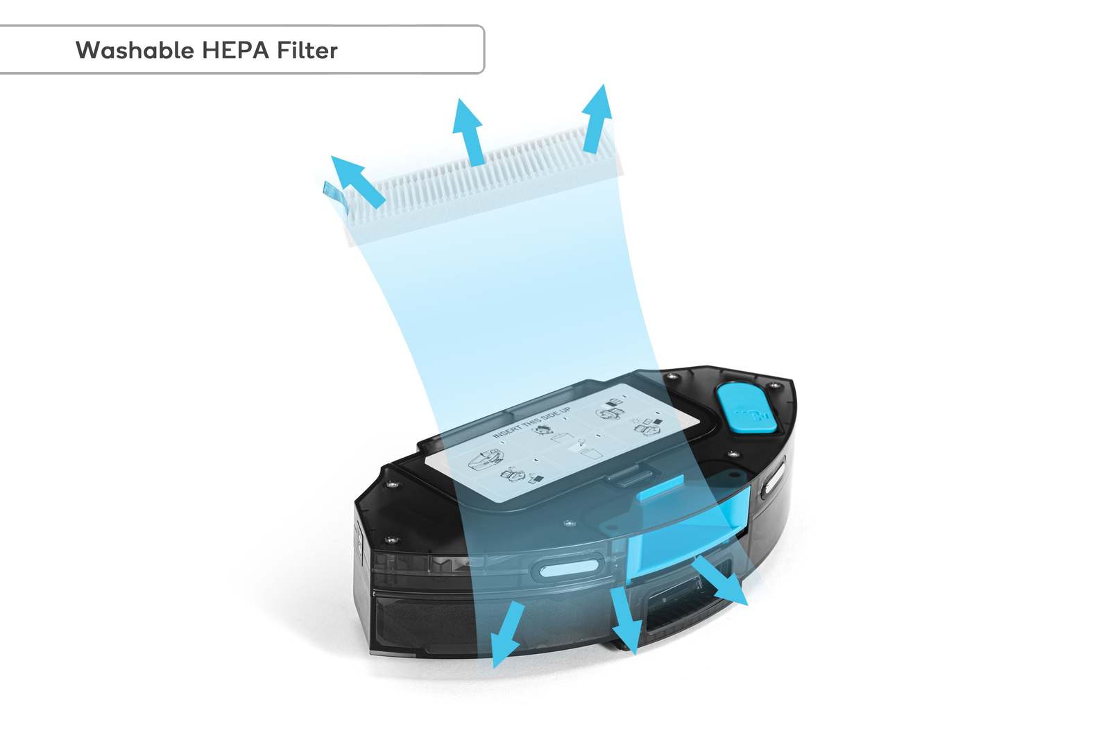 Kogan SmartHome LX16 Robot Vacuum Cleaner and Mop with AutoEmpty Dock
