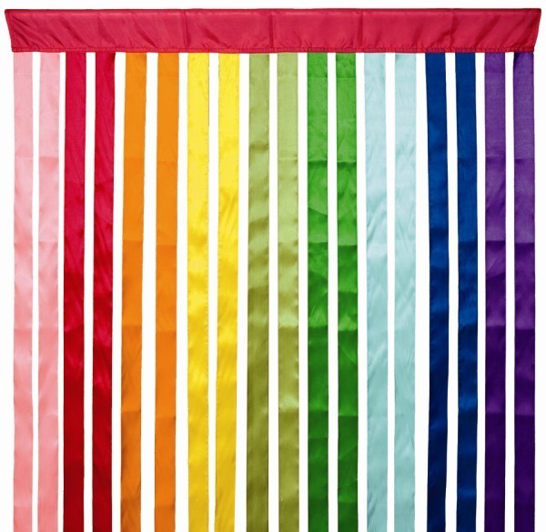 Wanted Doorway Curtain Rainbow Strips At Mighty Ape Nz