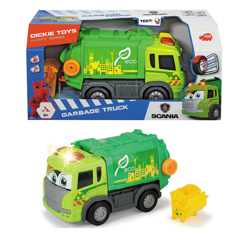 Dickie Toys: Happy Garbage Truck - Motorised Vehicle image