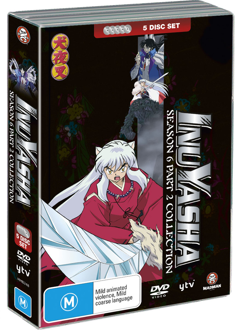 Inuyasha Season 6 Part 2 Collection (Fatpack) on DVD