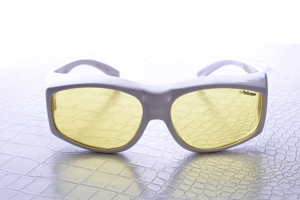NoScope Golem Gaming Glasses (Rx Compatible) – Frost White for PC Games image