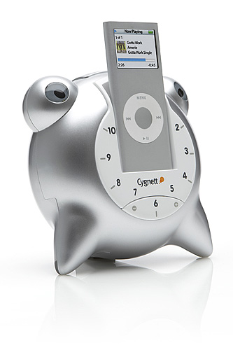 Cygnett GROOVETOONS - SILVER - IPOD NANO 2G SPEAKER DOCK image