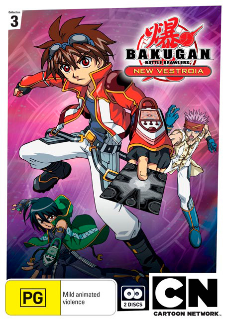 Bakugan: New Vestroia Collection 3 (2 Disc Set) on DVD image