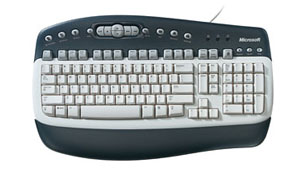 Microsoft Multimedia Keyboard PS2 Single image