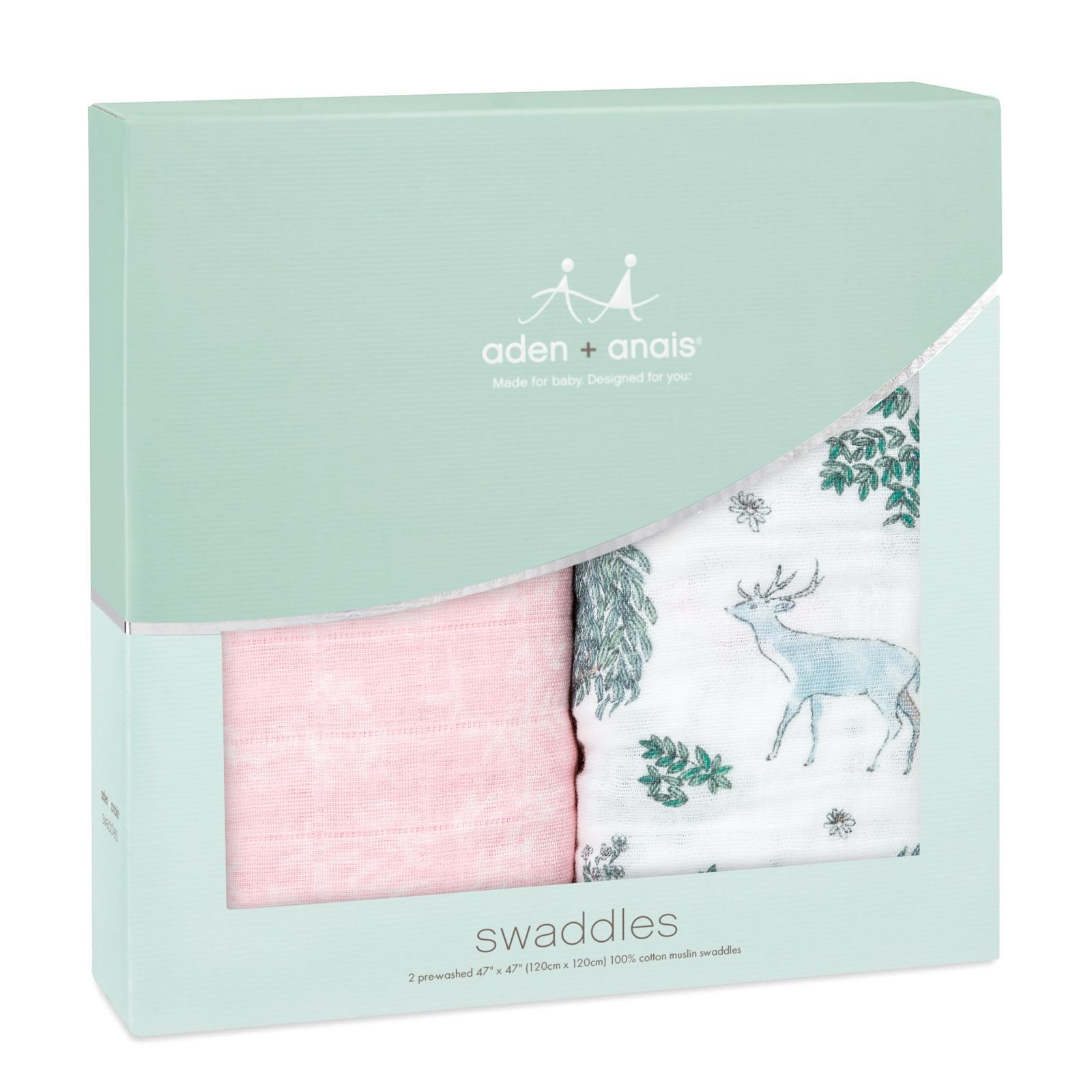 Aden + Anais: Classic Swaddle - Forest Fantasy (2 Pack)