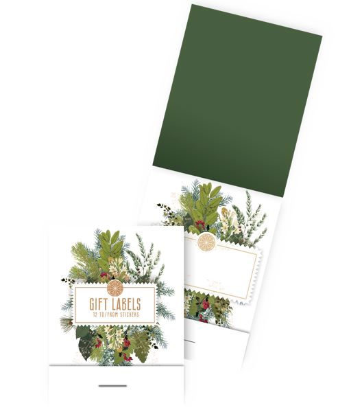 Papaya: Christmas Gift Labels - Deck the Halls image