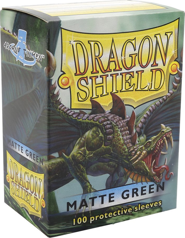 Dragon Shield Matte Green Card Sleeves image