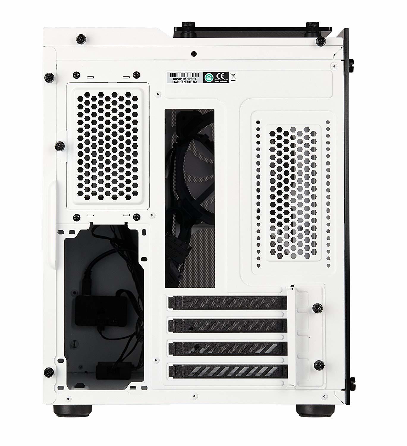 Corsair Crystal Series 280X RGB Tempered Glass Micro ATX Case White