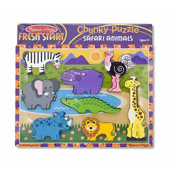 Melissa & Doug: Safari - Chunky Puzzle