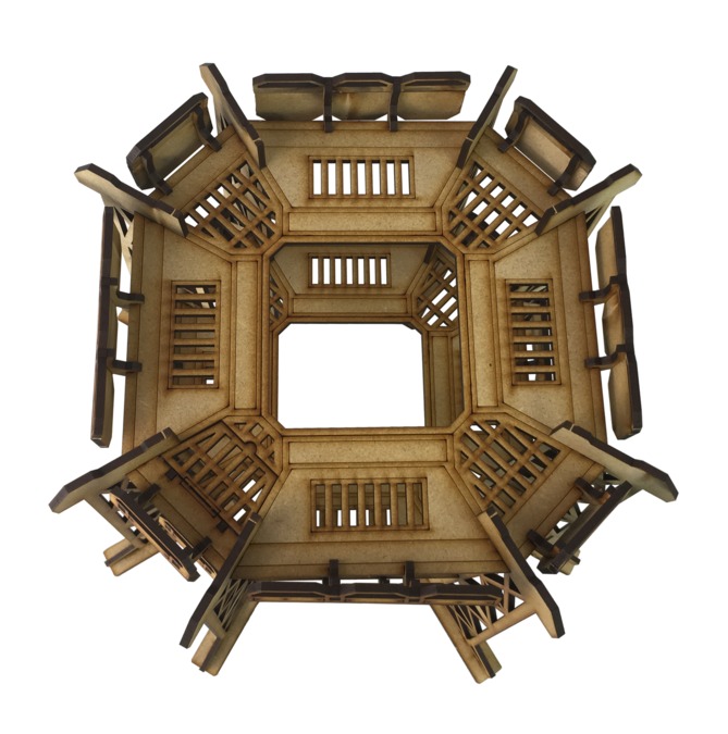 TTCombat: Tabletop Scenics - Sector 1 Octagon Platform (Large) image