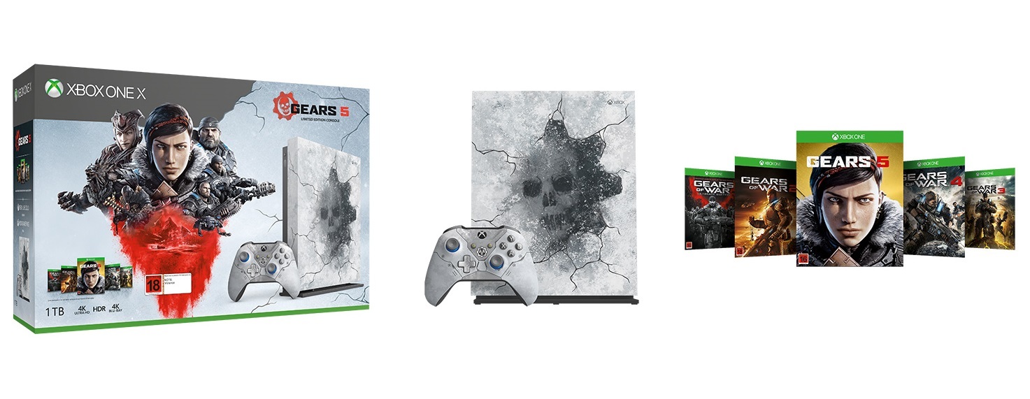 Xbox One X 1TB Gears 5 Limited Edition Console Bundle for Xbox One image