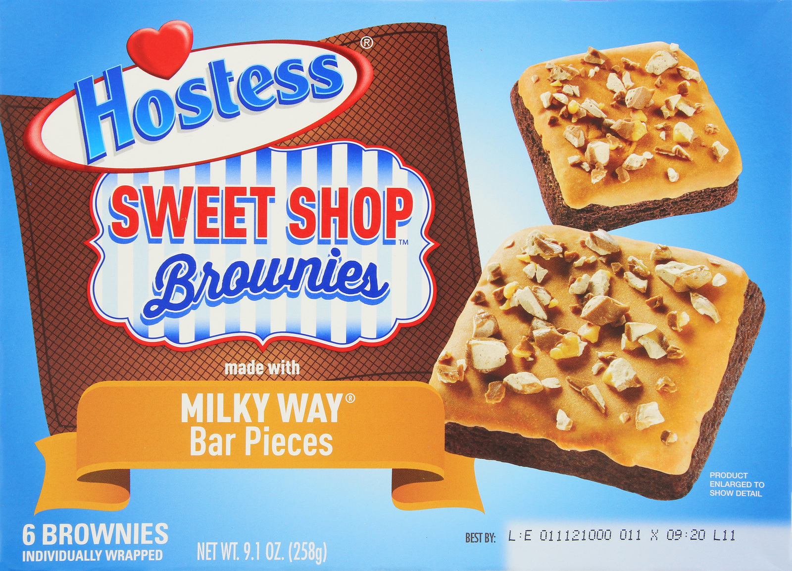 Hostess Sweet Shop Brownies with Milky Way 6pk image