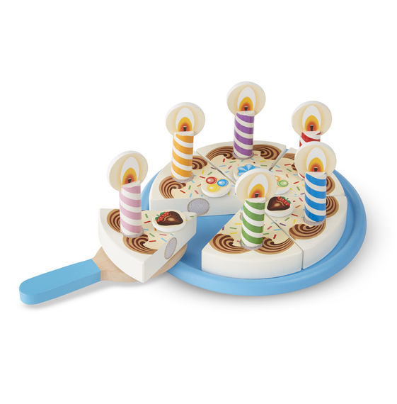 Melissa & Doug: Birthday Party Wooden Birthday Cake