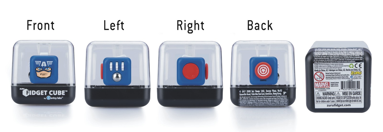 captain america fidget cube