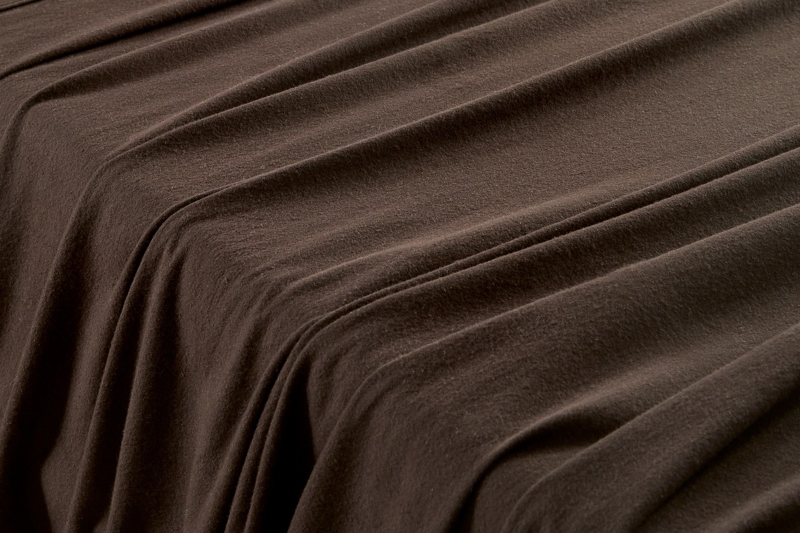 Ovela 150GSM Cotton Flannelette Bed Sheet Set (Super King, Chocolate